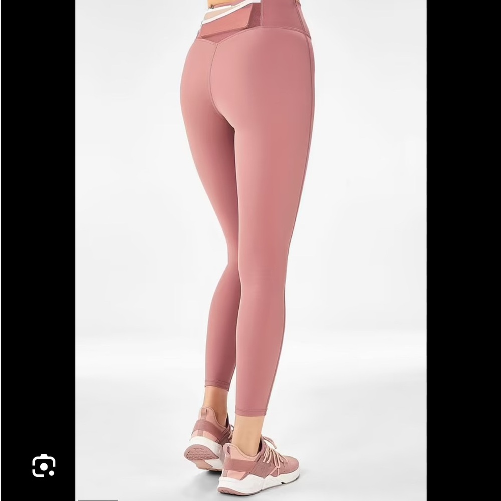 Fabletics Pink PowerHold Leggings size small